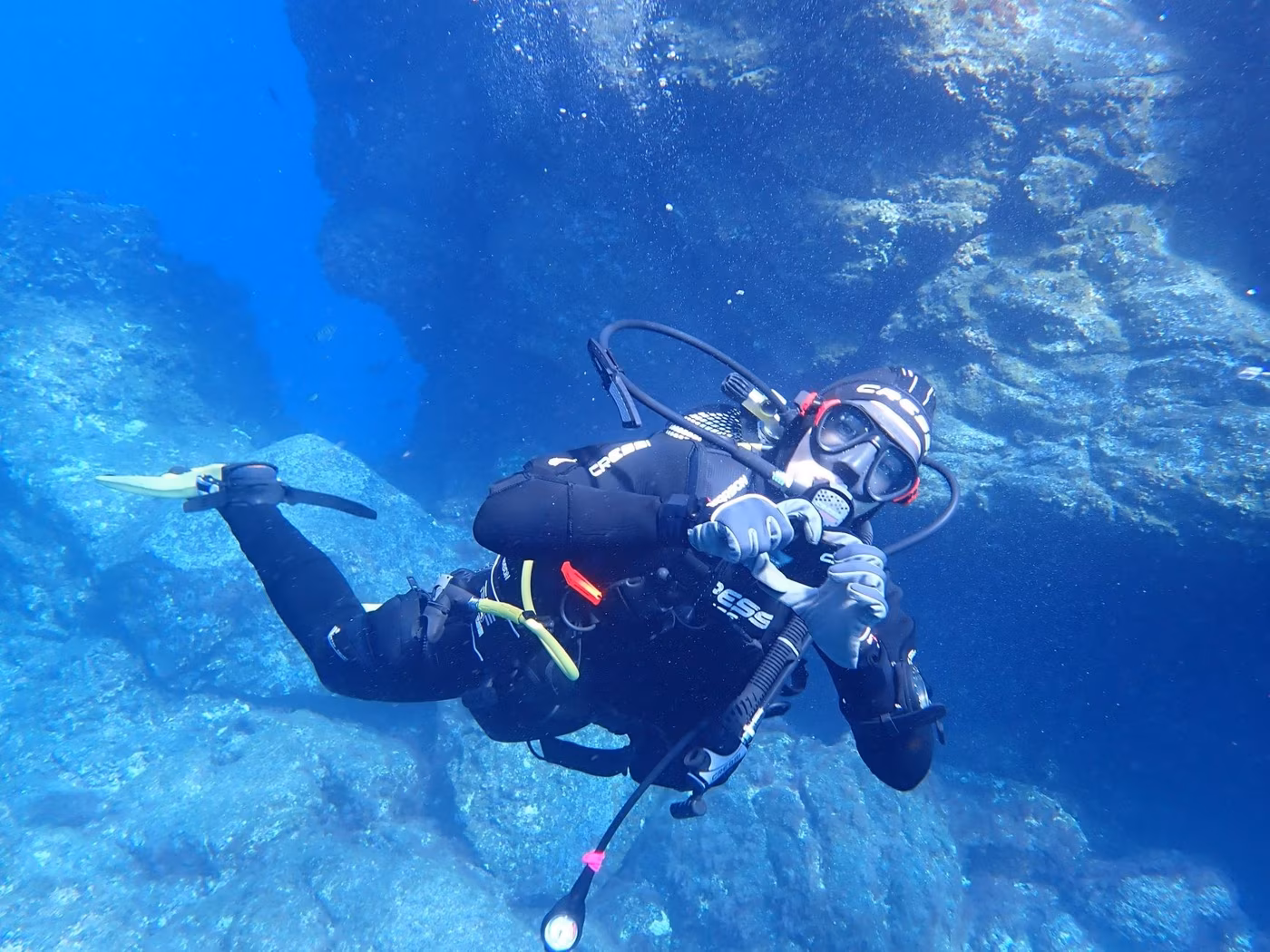Diving nel Cilento: immersione guidata con centro locale